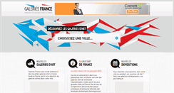 Desktop Screenshot of galeries-france.com